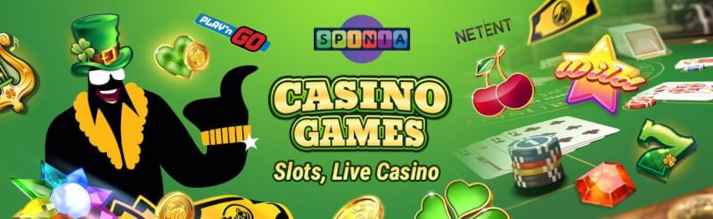 spinia offers numerous casino games like slots, blackjack kimi canlı qumar oyunları, bakkara və rulet-loqosu