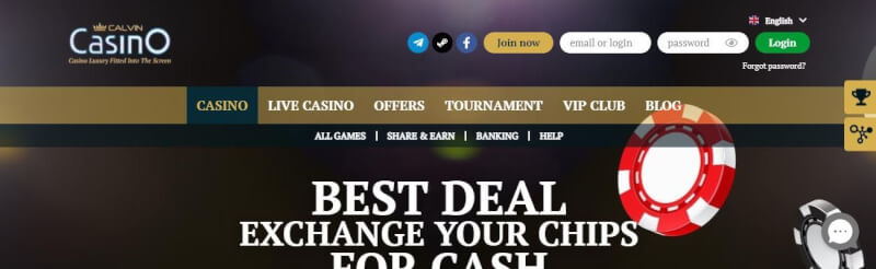 calvin casino website offers gambling games, çox ilk depozit əlavə və yeni oyunçular üçün təkliflər-loqosu