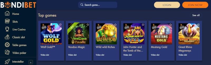 bondibet homepage provides casino games, ilk depozit əlavəsi və yeni oyunçular üçün promosyonlar-loqosu