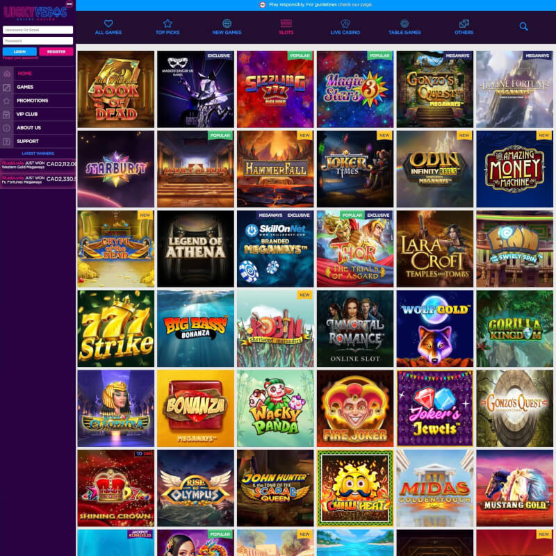 fortunate Vegas Casino screenshot 2