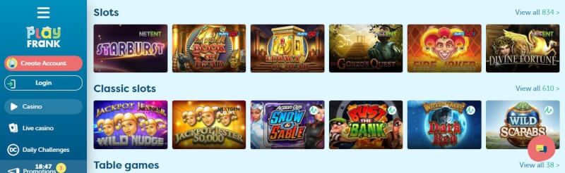 playfrank website provides gambling games, çox ilk depozit əlavə və yeni oyunçular üçün təkliflər-loqosu