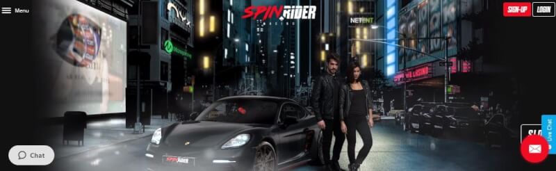 spin driver homepage offers casino games, ilk depozit əlavə və yeni oyunçular üçün promosyonlar-loqosu