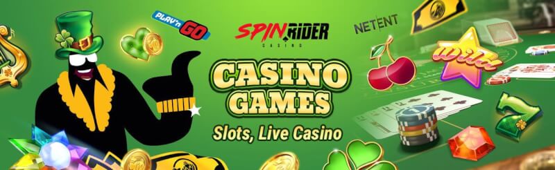 spinrider casino provides various casino games like slot machines, blackjack kimi canlı kazino oyunları, bakkara və rulet-loqosu