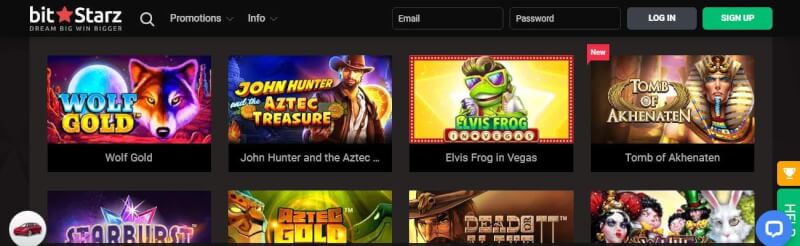 bitstarz website offers casino games and promotions for new players-logo