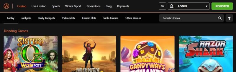 casino winner website provides casino games, ilk depozit bonusu və yeni oyunçular üçün kampaniyalar-loqosu