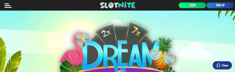 slotnite casino homepage provides casino games, ilk depozit əlavə və yeni oyunçular üçün təkliflər-loqosu