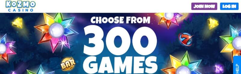 kozmo casino website provides casino games, ilk depozit bonusu və yeni oyunçular üçün təkliflər-loqosu