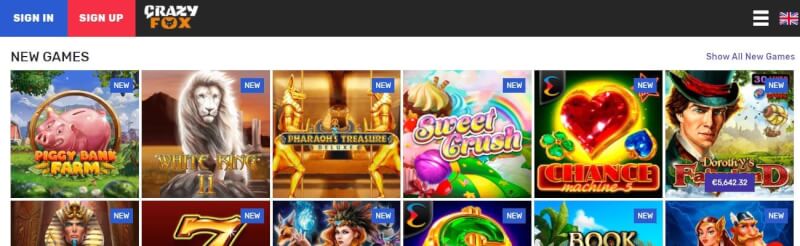 crazyfox casino website provides casino games, ilk depozit əlavə və yeni oyunçular üçün promosyonlar-loqosu