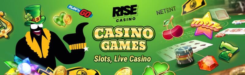 rise casino provides numerous gambling games like slots, blackjack kimi real vaxt kazino oyunları, bakkara və rulet-loqosu
