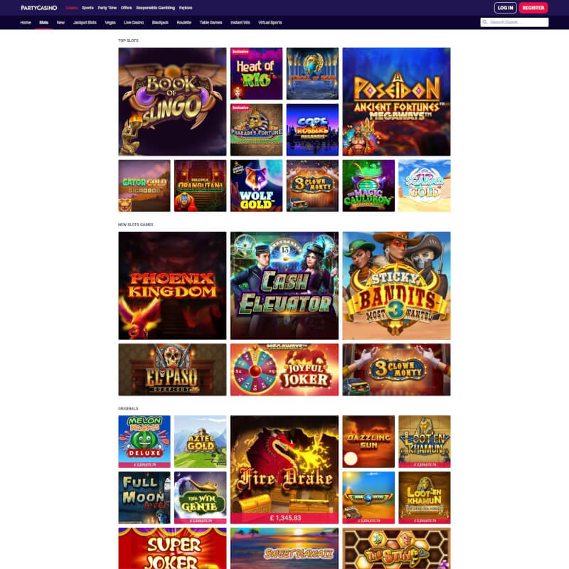 Party Casino screenshot 2