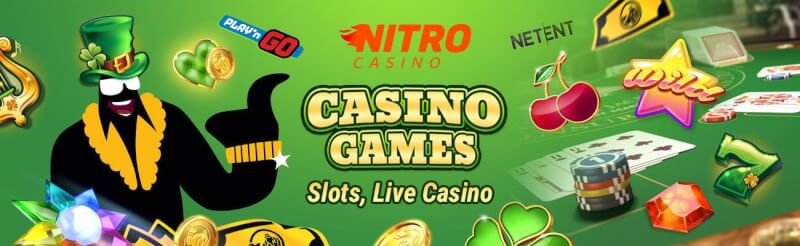nitro casino provides different casino games like slots, blackjack kimi real vaxt qumar oyunları, bakkara və rulet-loqosu