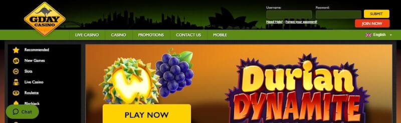 gday casino website provides gambling games, çox ilk depozit əlavə və yeni oyunçular üçün kampaniyalar-loqosu