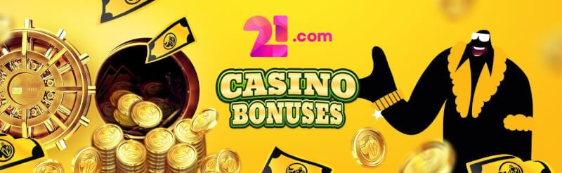 21.com provides brand-new players welcome extra without extra codes-logo