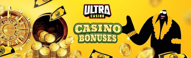 ultra casino welcome bonus for new people is typical immediate play casino bonus package-logo