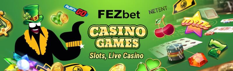 fezbet provides numerous gambling games like slot machines, blackjack, roulette and real time casino from the most readily useful providers like netent, microgaming and play n go-logo