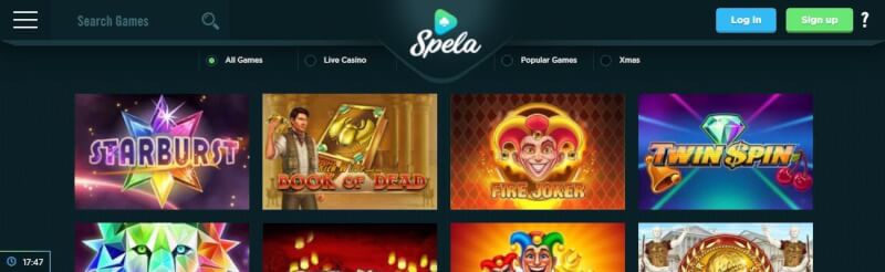 spela casino website provides casino games, ilk depozit bonusu və yeni oyunçular üçün təkliflər-loqosu