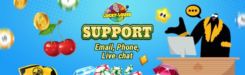 lucky Louis help options review-logo
