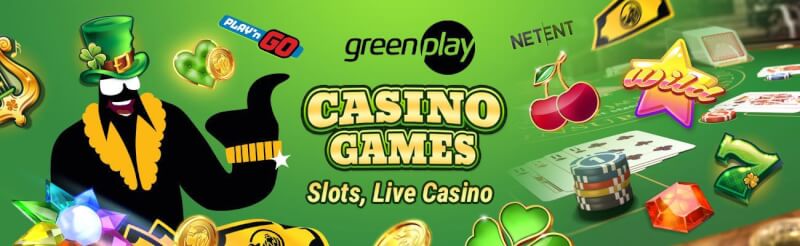 greenplay offers various casino games like slot machines, blackjack kimi real vaxt qumar oyunları, bakkara və rulet-loqosu