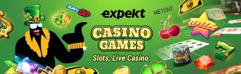 expekt casino offers numerous casino games like slot machines, blackjack kimi canlı qumar oyunları, bakkara və rulet-loqosu