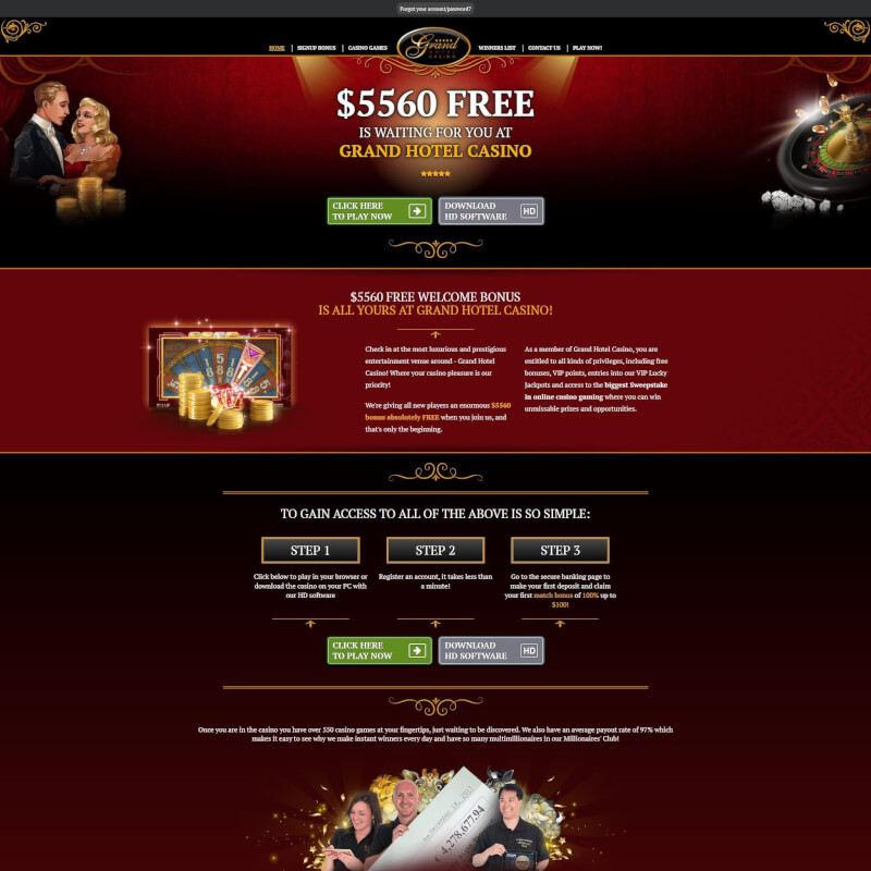 Grand Hotel Casino screenshot 1