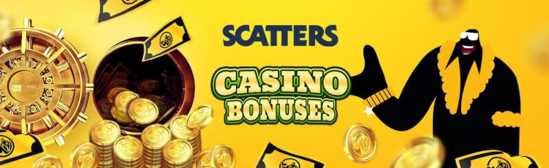 scatters casino homepage provides casino games, ilk depozit bonusu və yeni oyunçular üçün təkliflər-loqosu