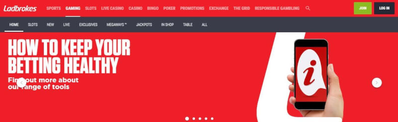 ladbrokes homepage offers gambling games, ilk depozit bonusu və yeni oyunçular üçün təkliflər-loqosu